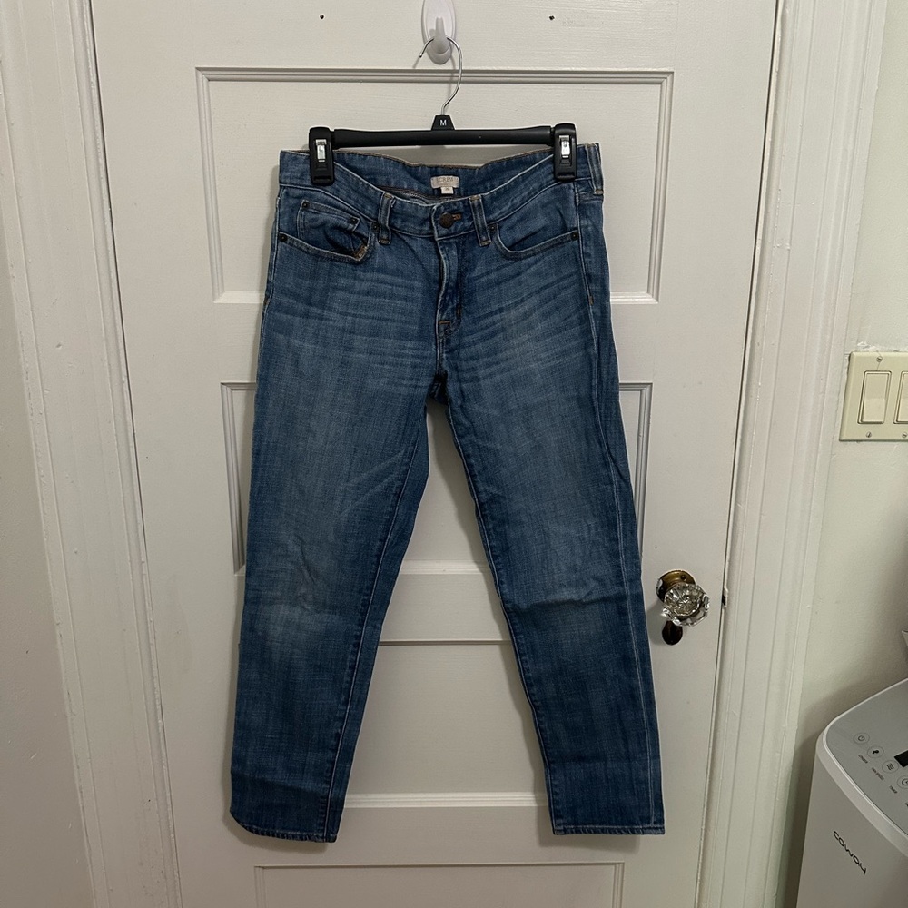 J. Crew Straight Leg Ankle Length Denim Pants - Size 28